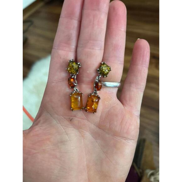 Genuine Baltic Amber Bracelet and Earrings Set - Picture 8 of 8